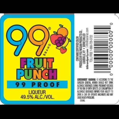 99 Brand Fruit Punch Liqueur 99 Proof