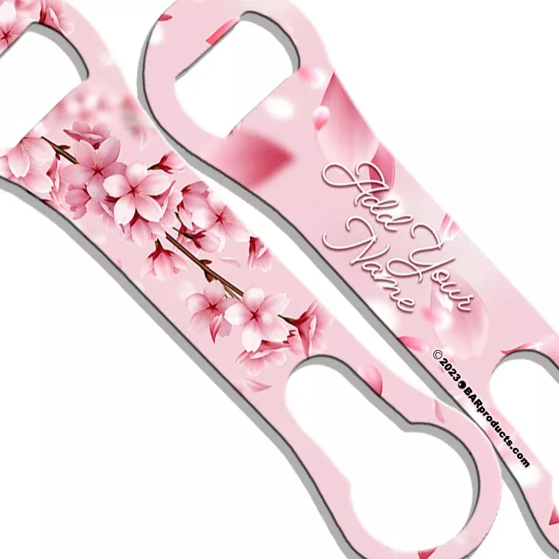 “ADD YOUR NAME” V-Rod Bottle Opener – Cherry Blossom
