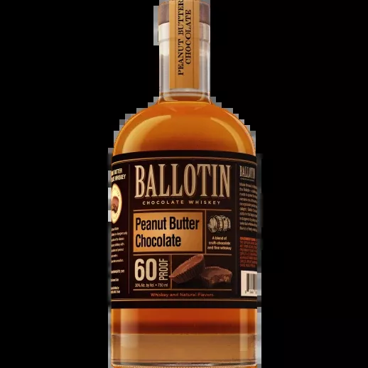 Ballotin Whiskey Peanut Butter Chocolate 60 750ML