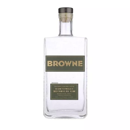 Browne Family Spirits Northwest Botanical Gin Lavender Flavored Gin Blend-Botanicals 90 750ml