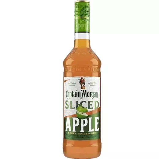 Captain Morgan Flavored Rum Sliced Apple Spiced Rum Apple 750ML