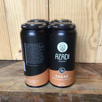 (D) Azadi Brewing – “Kadak” – Mumbai Cutting Chai Stout