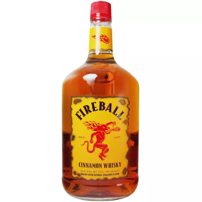 Fireball Cinnamon Whisky Plastic Bottle 1.75 Liter
