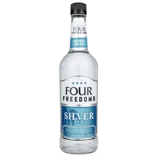 Four Freedoms Rum Silver 750ML