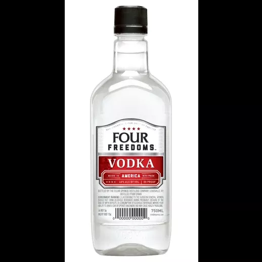 Four Freedoms Vodka Plastic 750ML