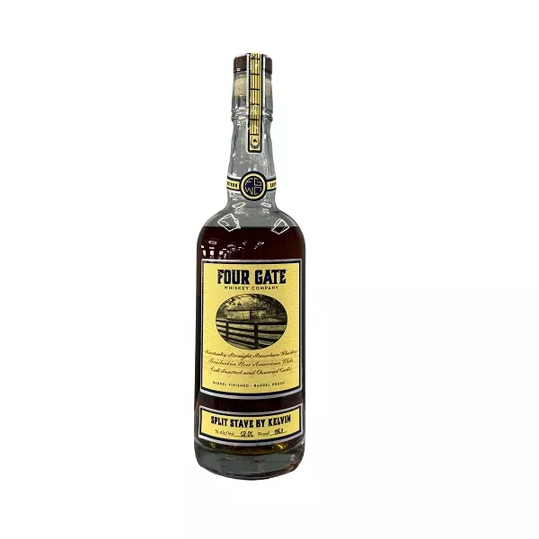 Four Gate Split by Stave Kelvin Kentucky Straight Bourbon Whiskey 750ml