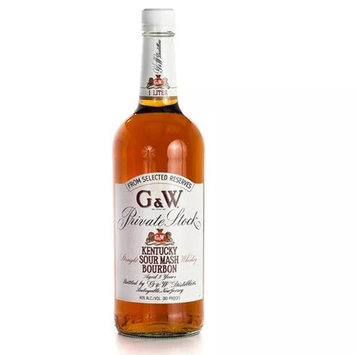 G and W Private Stock Bourbon1.0L
