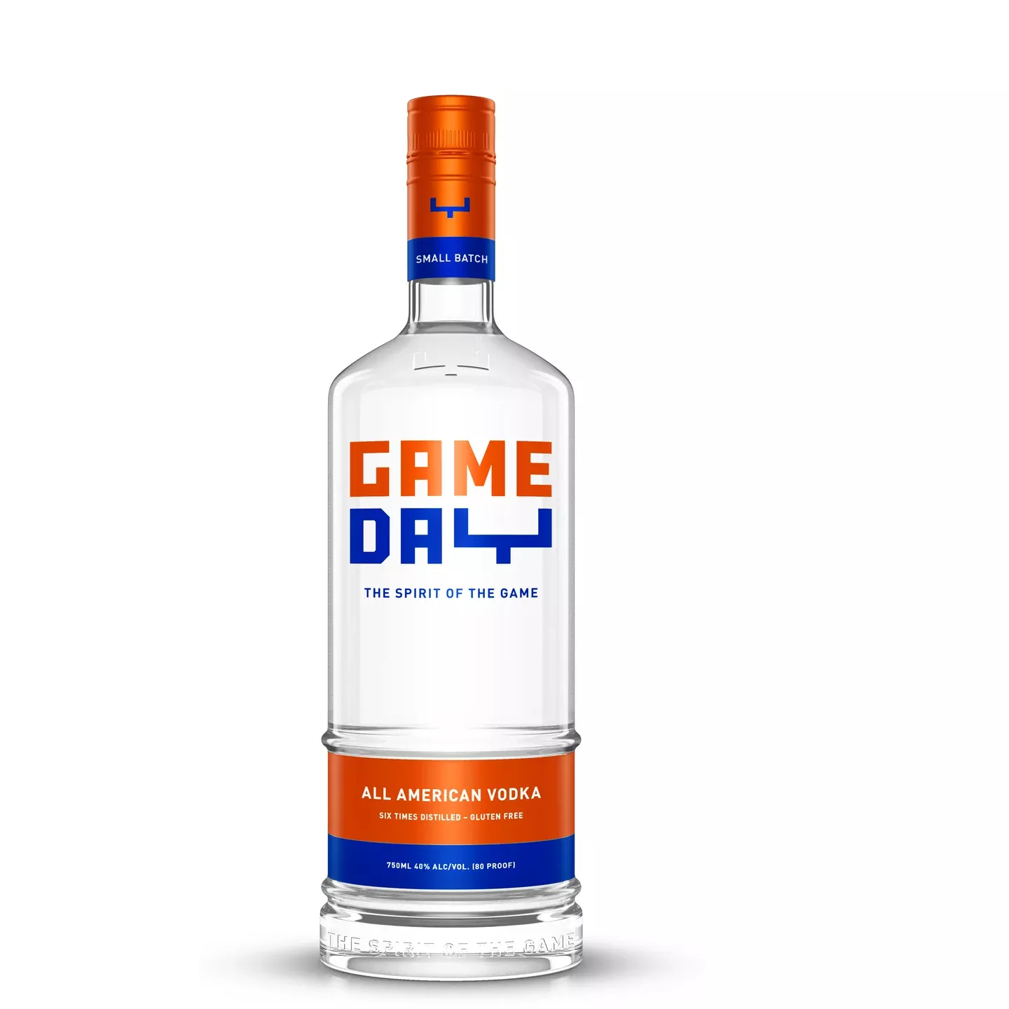 Gameday Vodka Orange & Blue 750ml