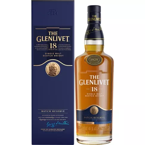 The Glenlivet Single Malt Scotch Batch Reserve 18 Yr 750ml