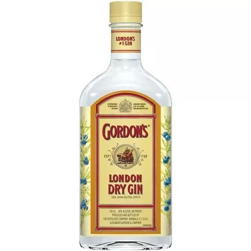 Gordon's London Dry Gin Blend-Botanicals 80 750ML
