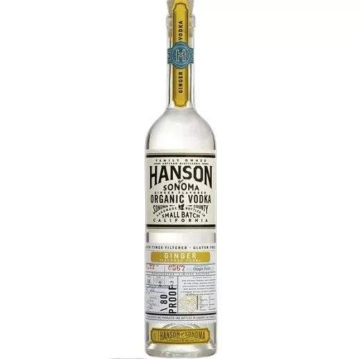 Hanson Of Sonoma Ginger Flavored Vodka Ginger Small Batch Limited Release 80 750ml