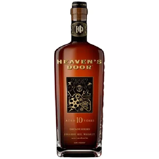 Heaven's Door Straight Rye Whiskey Decade Series750ML
