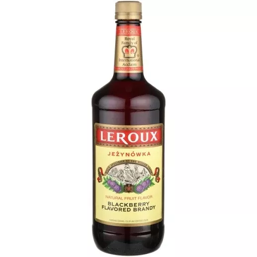 Leroux Blackberry Flavored Grape Brandy Polish Style 750ml