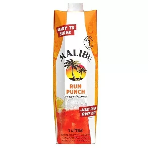 Malibu Cktl Rum Punch 1L