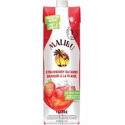 Malibu Strawberry Daiq 1L
