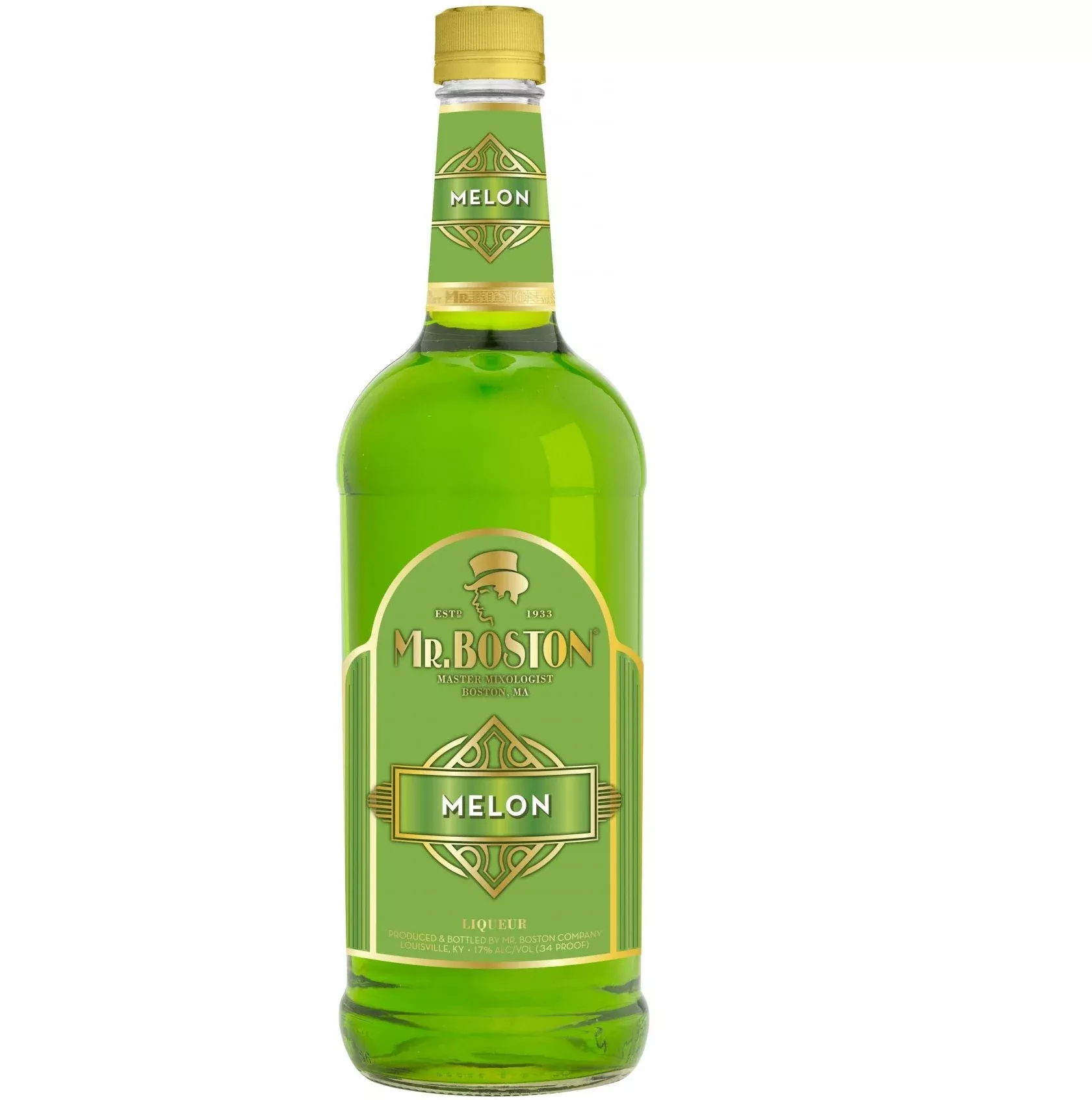Mr Boston Melon Liqueur - 1Ltr
