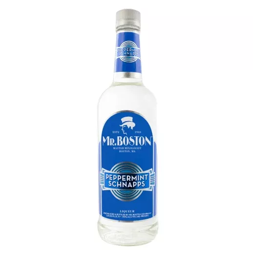 Mr Boston Schnapps Peppermint 90 750ML
