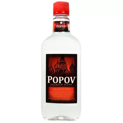Popov Vodka 80 Plastic 750ML