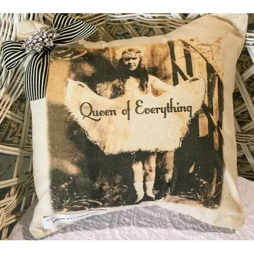 “Queen of Everything” Decorative Throw Pillow