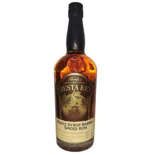 Siesta Key Rum Spiced Map Syrup Barrel750