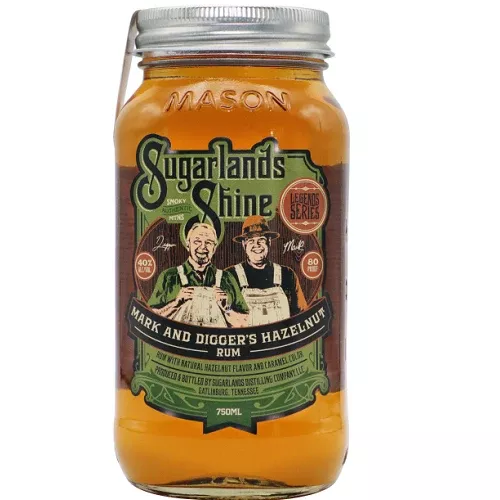 Sugarlands Shine Mark & Digger's Hazelnut Rum 750 mL