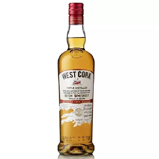 West Cork Blended Irish Whiskey Bourbon Cask Matured 750ml