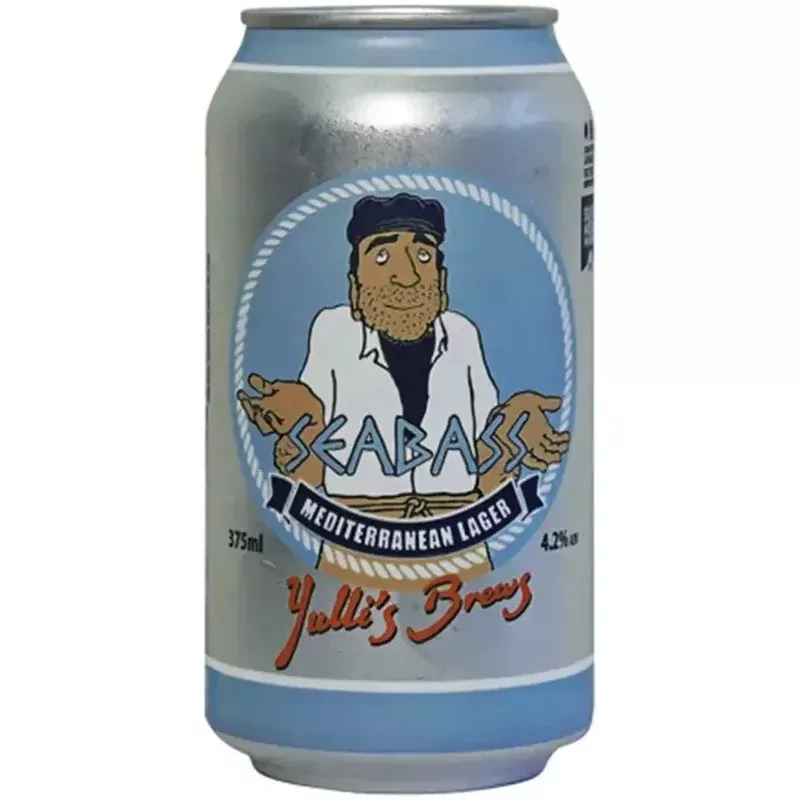 Yulli’s Seabass Mediterranean Lager 375ml